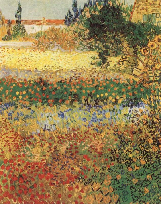 Garden in Bloom, Vincent Van Gogh